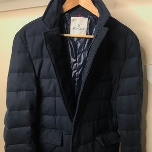 Moncler navy blue jacket